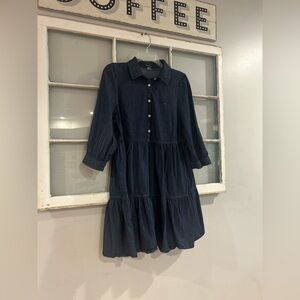 Denim Button-Up Tommy Hilfiger Chambray Dress Size 6